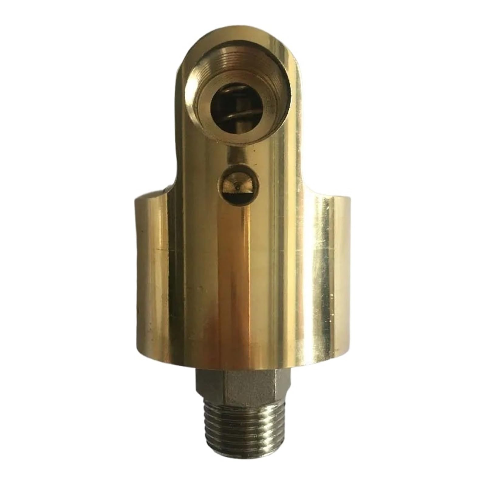 Junta giratoria HD20 DN20 de 3/4 Pulgadas, Junta giratoria 360, Acoplamiento Giratorio de Agua, Aire y Aceite, Conector Universal de pulverización, Unión de rotación de latón(Right Thread)