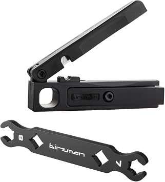 Birzman Hydraulic Hose Cutter & Wrench Set - Precision Tool for Disc Brake Hoses, Included Barbed Insert Press, Compatible with 5.5mm Hydraulic Brake Lines