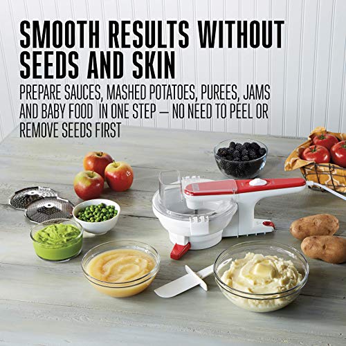 Weston-Electric-Food-Mill-with-3-Stainless-Steel-Discs-175-Quart-Capacity-White-61-0201-W