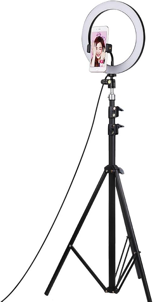 Amazon.co.jp: リングライトLEDリングフィルライト 自撮りライト電話