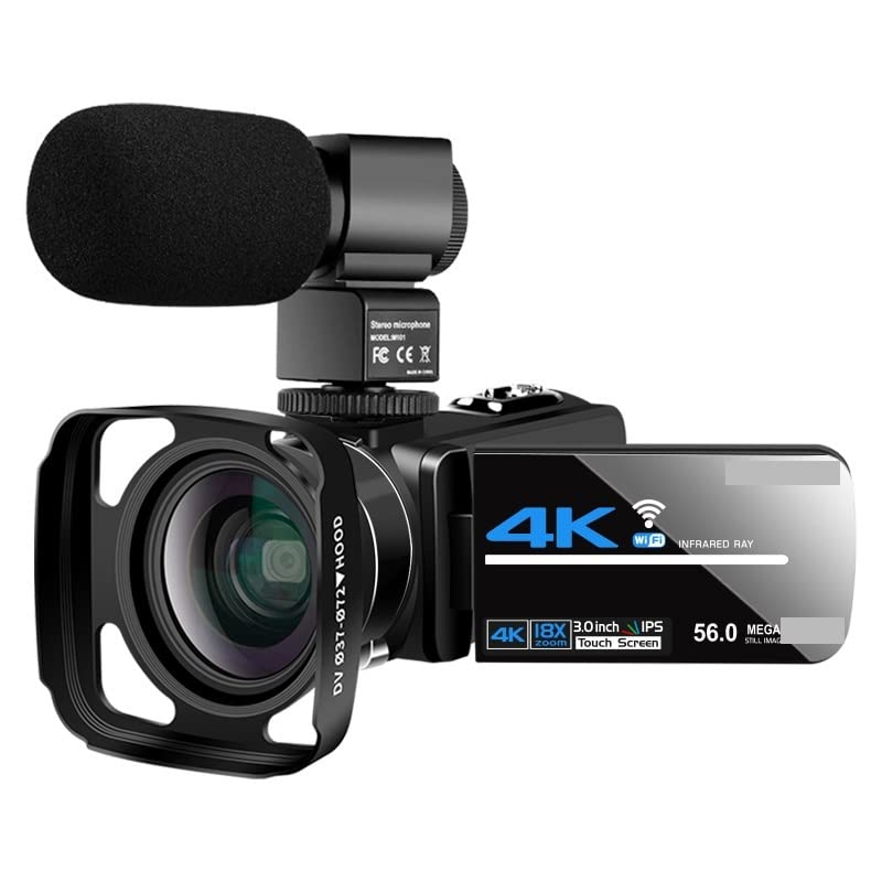 Amazon | ビデオカメラ 4k、 フル 4K ビデオカメラ プロフェッショナル