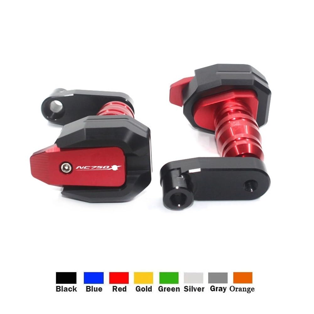 Für Ho&nda NC750X NC750S NC 750X 750S NC750 X/S Motorrad Fallende Schutz Rahmen Slider Verkleidung Schutz Anti Crash Pad Schutz Motorrad Rahmenprotektor