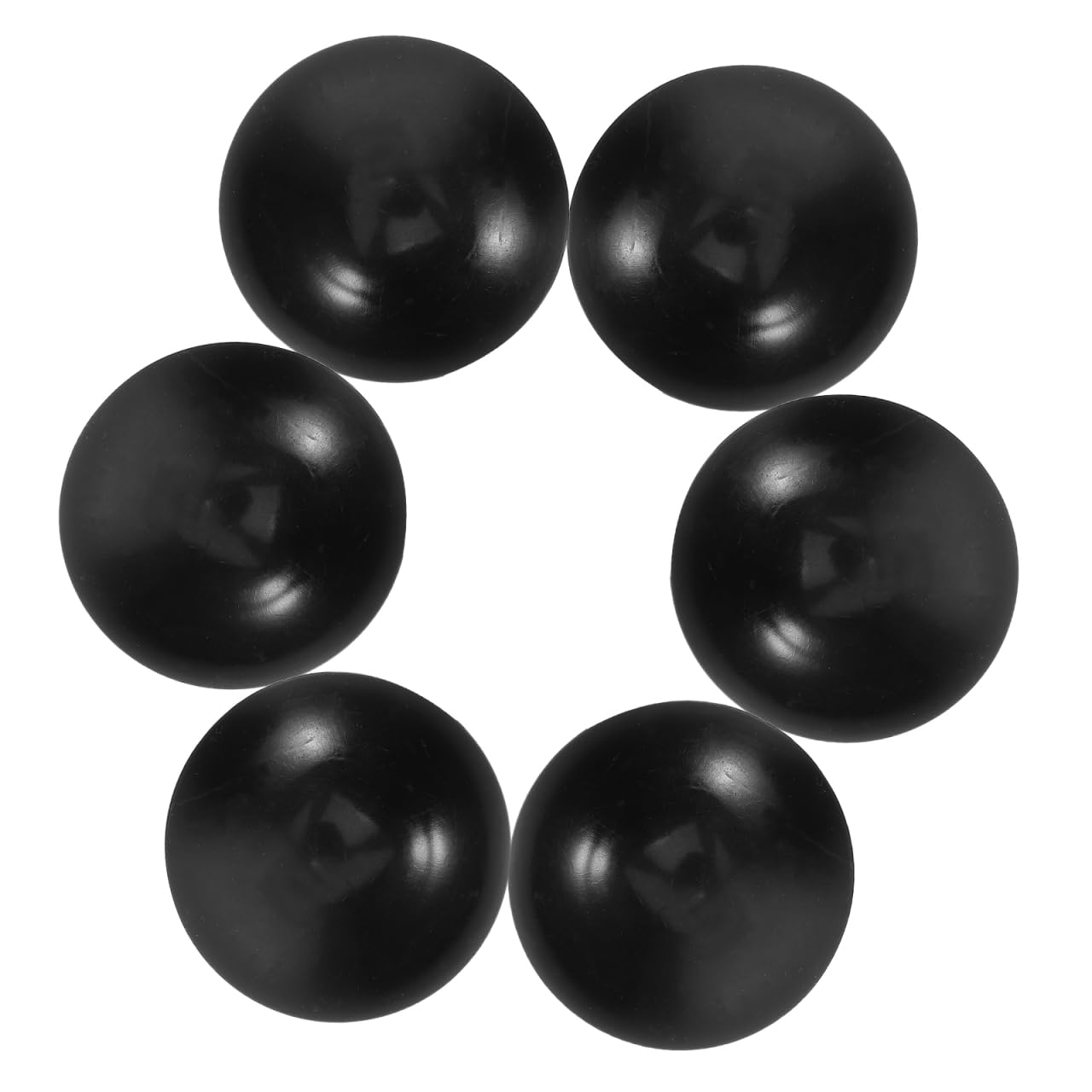BESPORTBLE 6 Pack Trampoline Pole Caps Replacement, Enclosure Rod Covers for Mainstream Brands Spare Parts, Wear-Resistant Tube Protectors for Safety Net Connection, 1 Inch Diameter