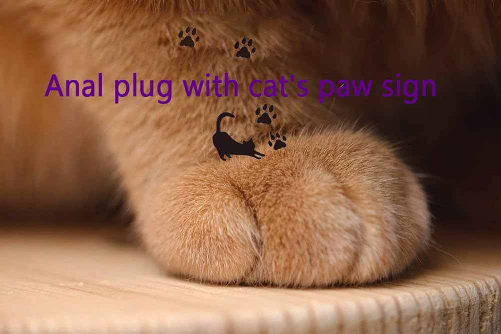 Bunny Tail Anal Plug Sexual Anus Rabbit's Tail Plug Colorful Role Play Hairy Anal Sex Toys Metal Butt Plug Fur for Men Women Couples Sexy Valentine's Day Gift: Whiteballpinkpaw