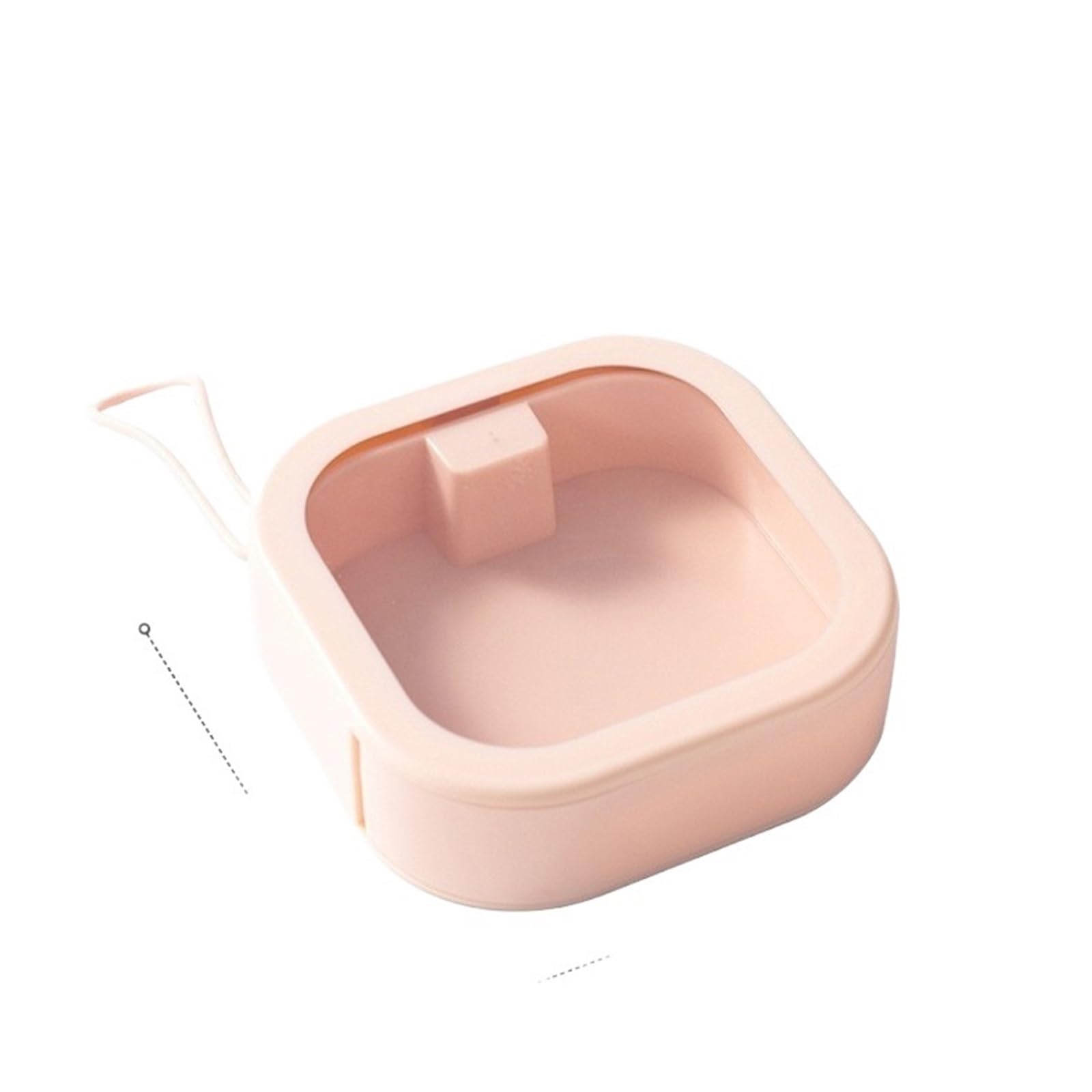 BAYNOPURIN Hair Tie Organizer Box Portable Travel Cosmetic Storage Box Mini Organizer For Jewellery Hair Accessories Hairpin Data Cable(1 piece)