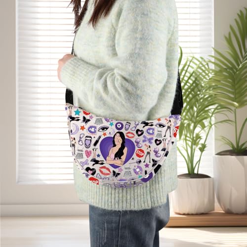 KEYCHIN Singer Inspired Crossbody Bag Music Fans Gifts Singer Lyric Shoulder Bag3