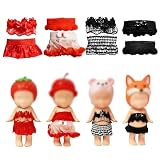 4Pcs Doll Clothes for Sonny Angel, 3 Inch Collectible Doll Outfit Set