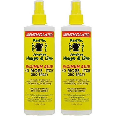 Jamaican Mango & Lime No More Itch Gro Spray Maximum Relief 16oz Pack of 2 Cover