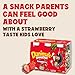 Danimals Smoothie Strawberry Dairy Drink Multi-Pack, Creamy and Delicious Low Fat Snacks for Kids, 6 Ct, 3.1 oz Smoothie Bottles​​