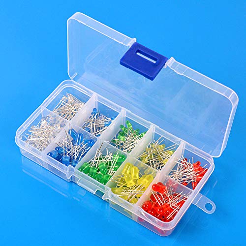 Diodi ad emissione di luce 200Pcs 3V 20mA 3mm 5mm