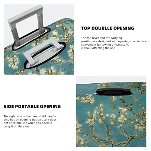 Futterya Capa de bagagem de viagem para beisebol com fogo e água capas de bagagem laváveis, Obra de