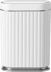 Lixeira Inteligente Automática Sofisticada Sensor 7 Litros (Borda Cinza)