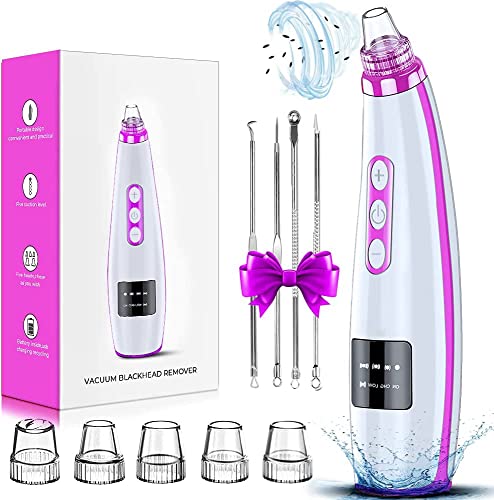 Blackhead Remover Pore Vacuum Upgraded Facial Pore Cleaner Electric Comedone Whitehead Extractor...