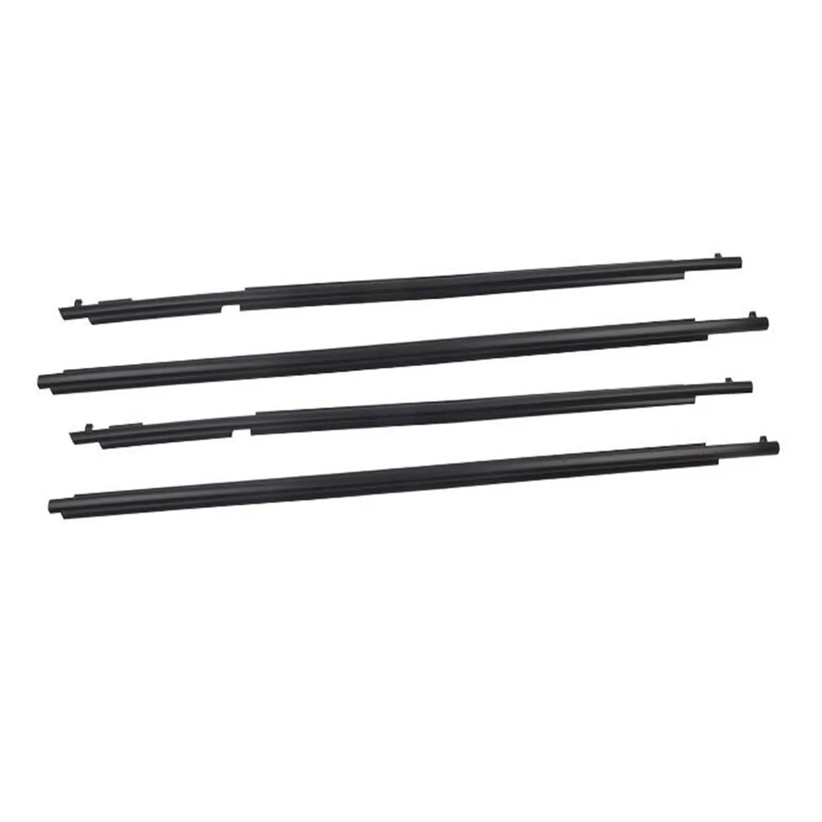 Nhabxgds 2010-2020 Fit For Prado 2003-2020 4Pcs/Set Car Window Molding Trim Deflector Rain Deflector Weatherstrip Seal Belt(2010-2020)
