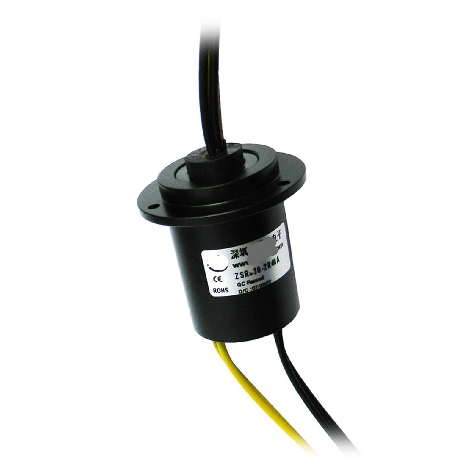 Anillo colector conductor giratorio de 22 mm diámetro exterior, 2 vías, 40 A