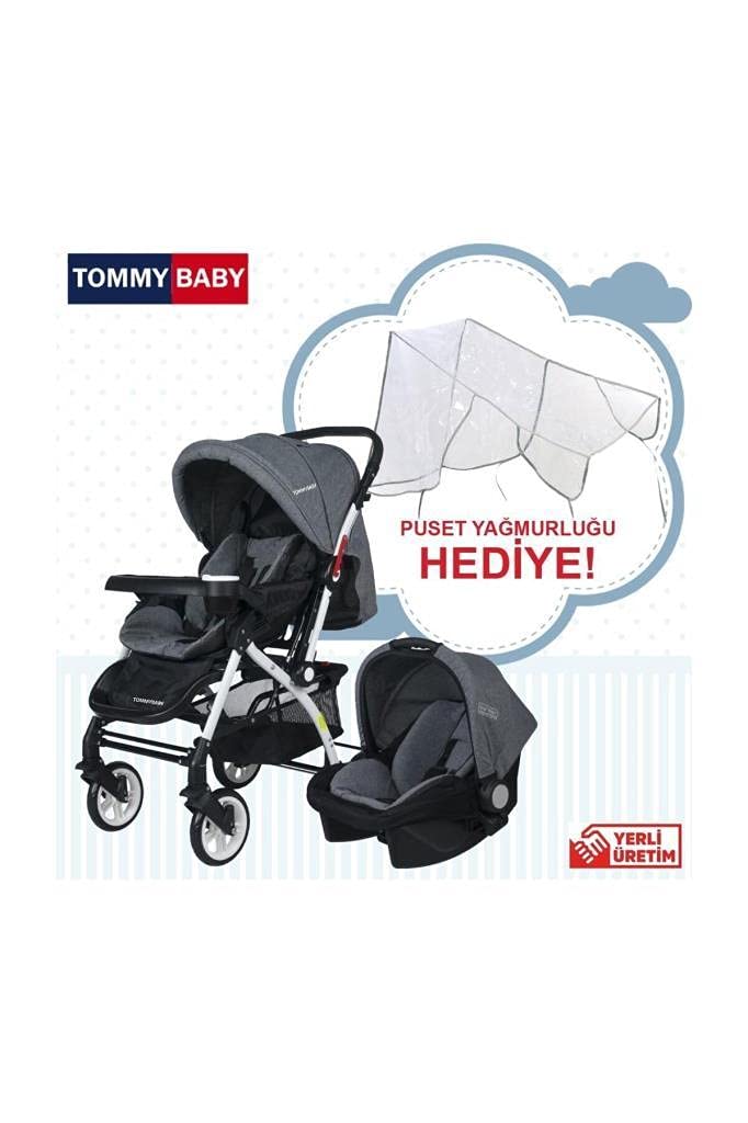 Tommybaby Eagle Travel (Seyahat) Sistem Bebek Arabası Füme