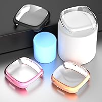 Vista 7 de Rc-Z Fitbit Sense 2/Versa 4 4 fundas protectoras de pantalla, material de TPU antiarañazos, protege los 4 lados