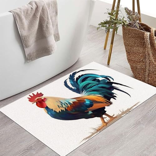 Tapis d'entrée avec microfibres douces absorbantes de grande capacité 90x150 - 4