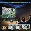 NothingProjector Tela per proiettore, 100 pollici, allungabile, elettrica, ALR CLR, schermo TV laser 4K UHD, home theater, portatile, schermo per proiettore a distanza ultra corta, nessun montaggio