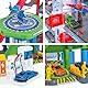 Majorette Super City Garage, motorisierte Bahn für Modellautos mit Parkplätzen und Eisenbahn, Parkhaus für Die-cast Autos, Spielzeug als Geschenk für Jungen und Mädchen, ab 5 Jahren, mehrfarbig