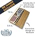 WE Games 3 Player Wooden Cribbage Set - Easy Grip Pegs and 2 Decks of Cards Inside of Board - Natural Wood