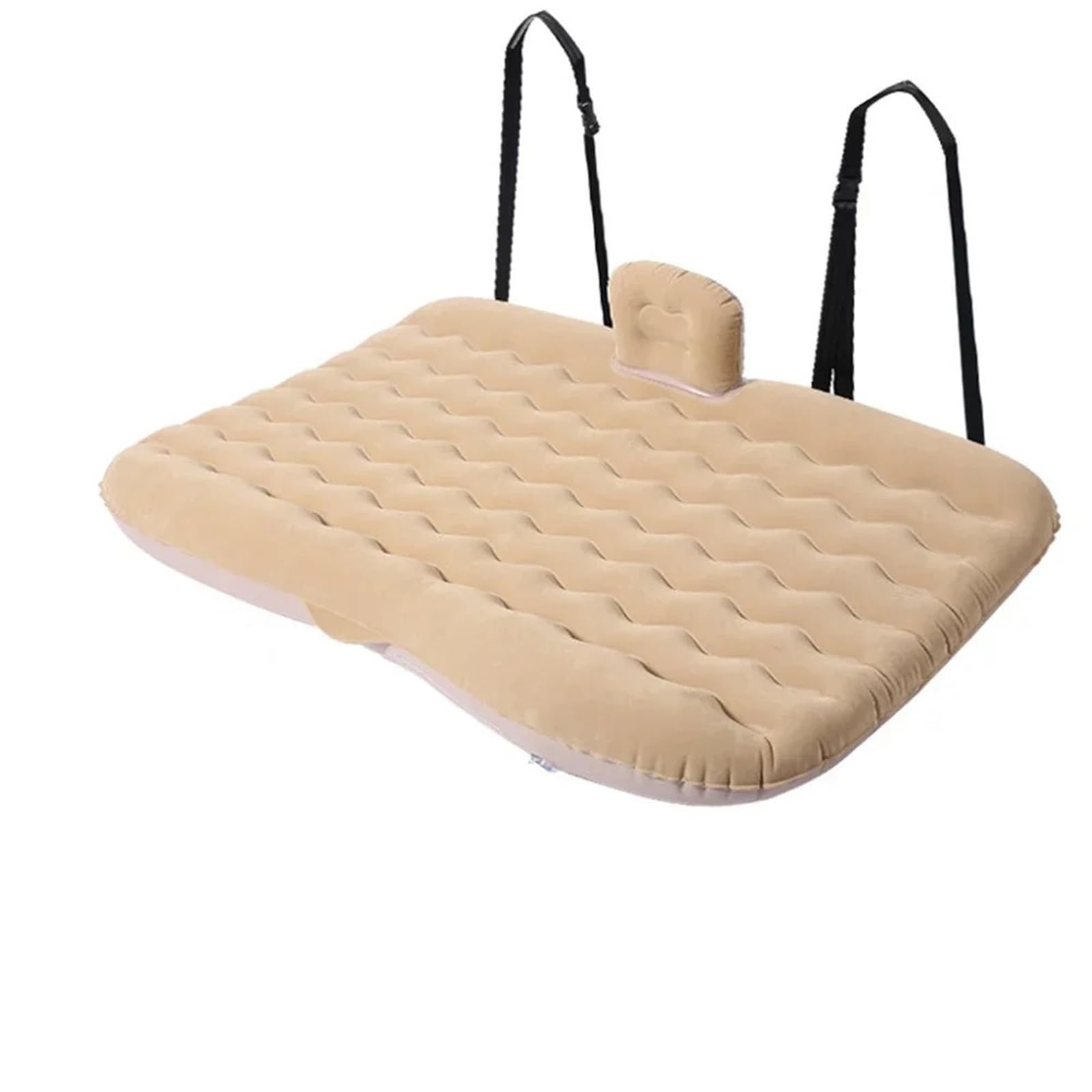 Łóżko samochodowe Samochód nadmuchiwany materac podróżny uniwersalny tylne siedzenie wielofunkcyjna poduszka na sofę zewnętrzna mata kempingowa Mata kempingowa do spania(Beige)