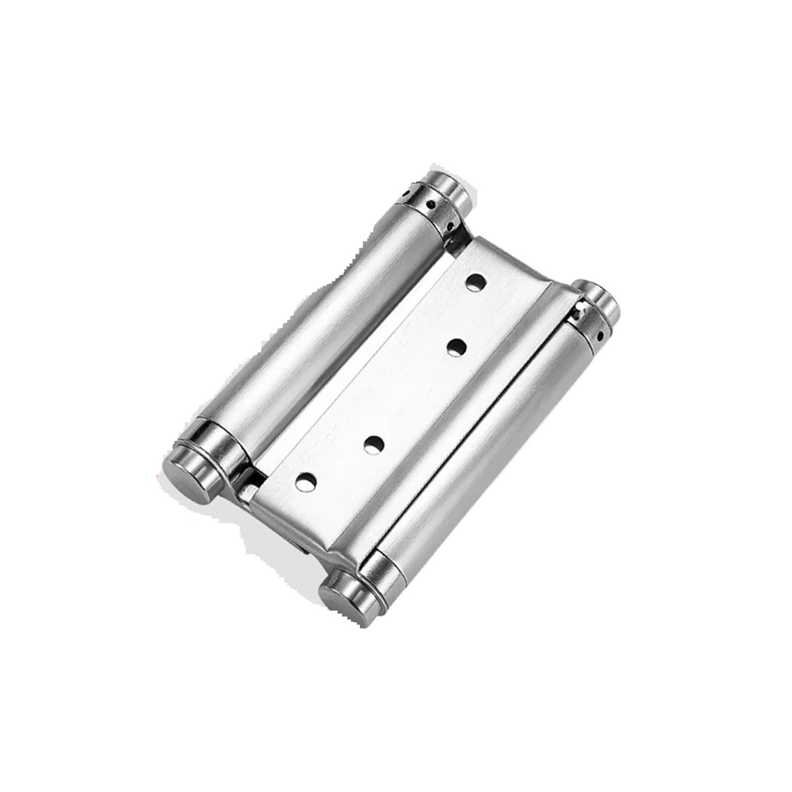 Double Action Spring Door Hinges Double Spring Hinge Two-Way Free Door Stainless Steel Automatic Closing Garage Hinges Fence Dedicated Hardware(4inch)