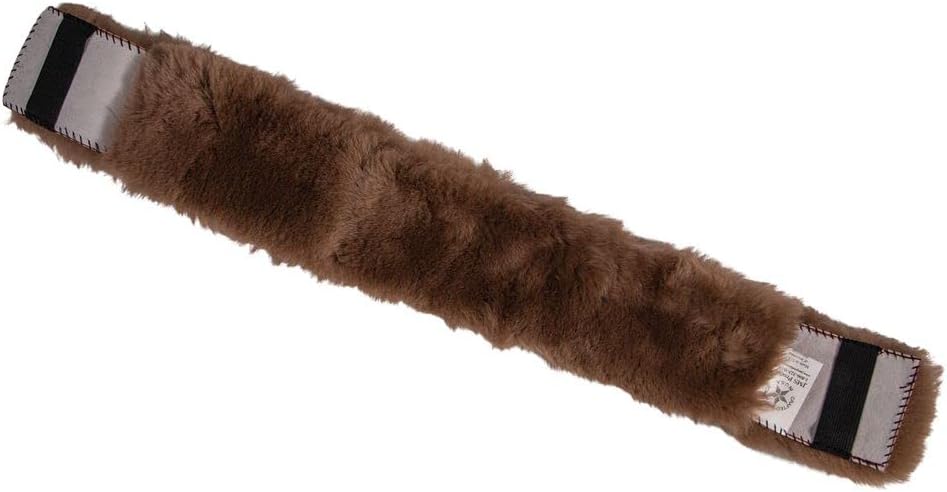 Dura-Tech Merino Sheepskin Cover for The Dare Cribbing Control Collar | Color Tan | Optimizes Comfort | Prevents Rub Marks and Hair Loss | Handcrafted with Dense Merino Wool |Regulates Temperature