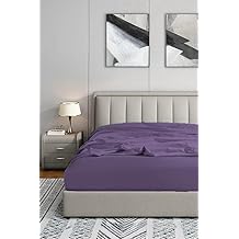 Soley | Jersey |%100 Doğal Pamuklu &Ccedil;ift Kişilik 160 x 200 Lastikli &Ccedil;arşaf M&uuml;rd&uuml;m