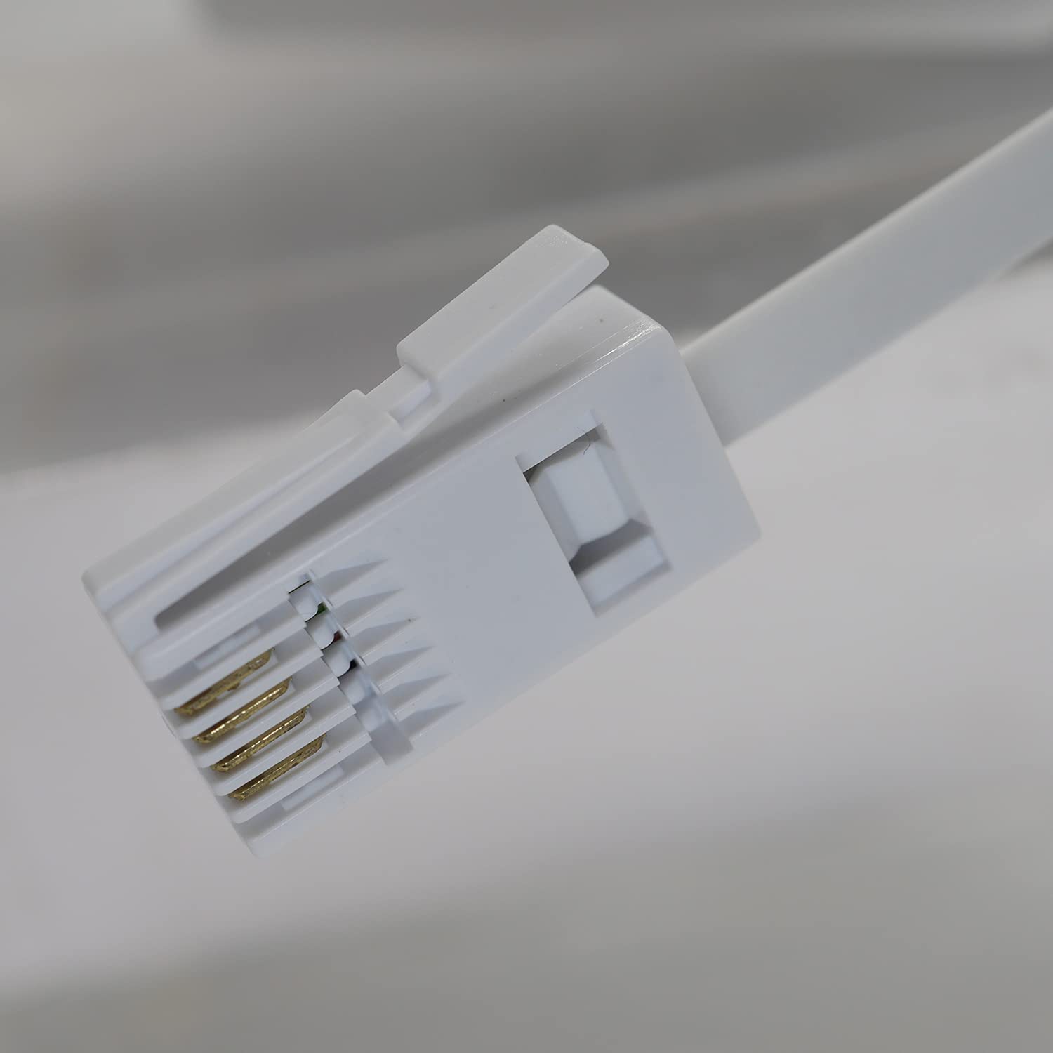 Casoter Filtro a banda larga 6P4C per router/modem BT ADSL a banda larga, da una spina BT a una presa BT e uno splitter adattatore ADSL RJ11, confezione da 1