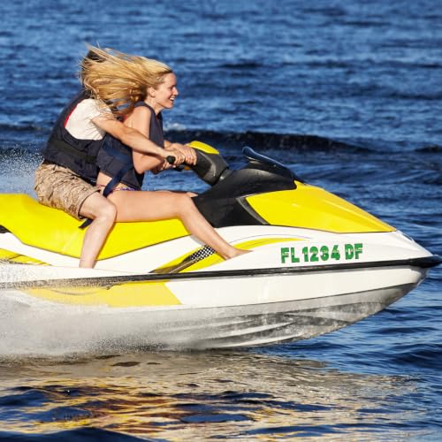 Image of MotiMind 30 Pcs Boat Registration Waterproof Marine,Metal,Green