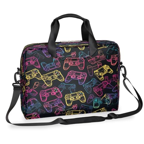 Sacoche ordinateur 13-16 pouces motif manette de jeu XL