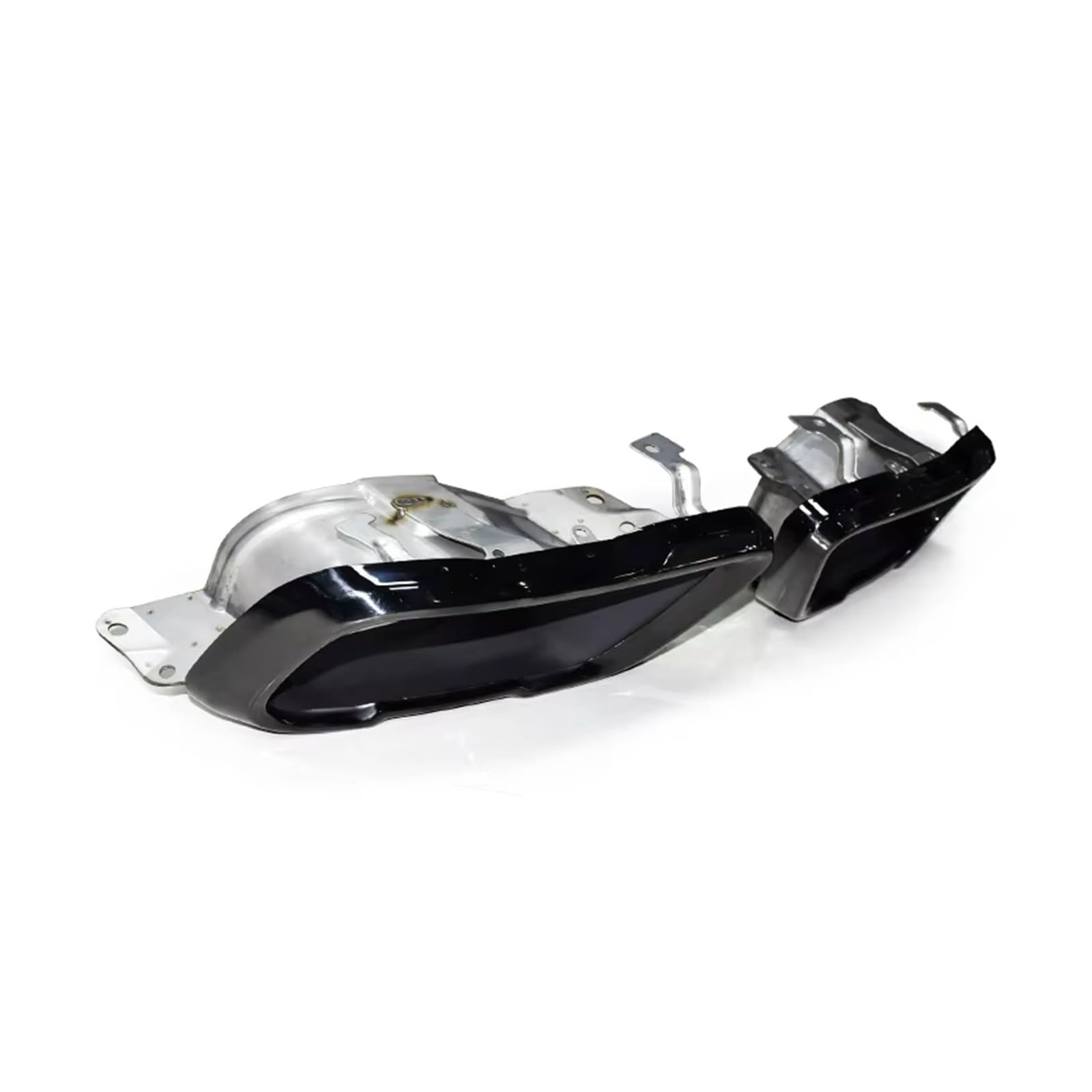 Terminali Scarico Per BMW X5 G05 X6 G06 X7 G07 2020+ Terminali Scarico Auto Sport Neri Quadrati Acciaio Inossidabile(Style A Black)