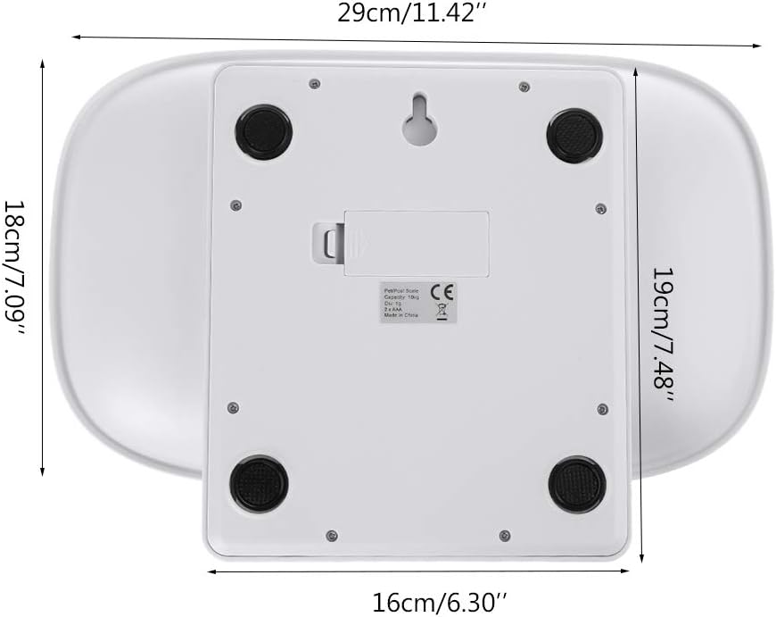 Electronic Baby Pet Scale LCD Display Measure Tool Infant Baby Pet Weighing Accurately 1g-10kg oz lb High Precision