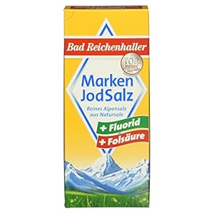 Bad Reichenhaller Marken JodSalz Fluorid+Folsäure, 500g
