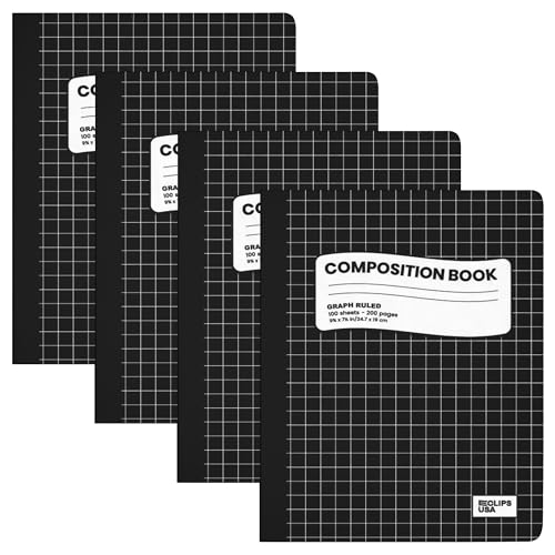 Carnet de composition quadrillé pour organiser vos cours de sciences et schémas complexes