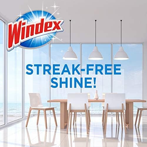 Windex Original Glass Clean Wipes 38 Count (Pack of 6)