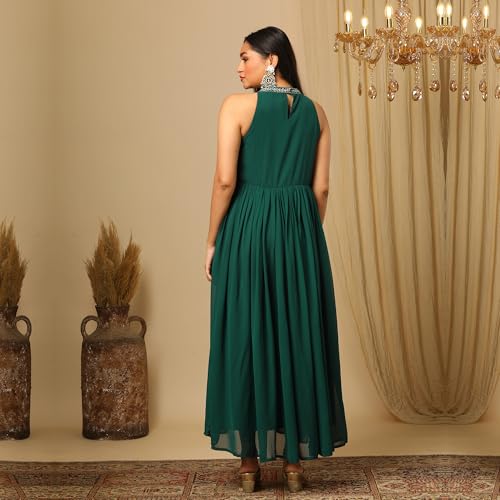 Image of Globus Women Ethnic Dress (GS567480 Purple XS)