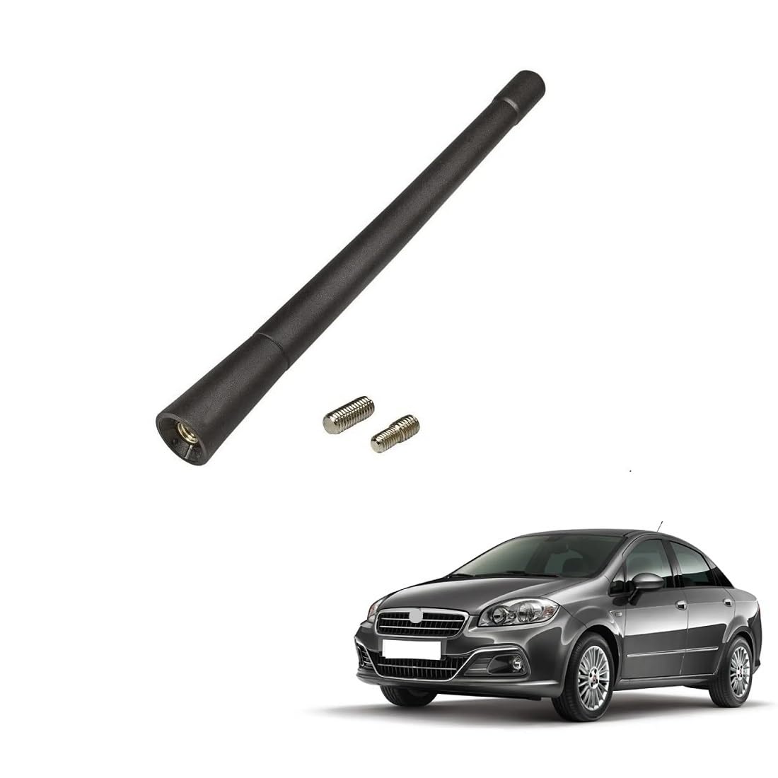 Car Roof Antenna Aerial Stick AM/FM Radio Only Replacement Rod Compatiable with Fiat Linea Type-2