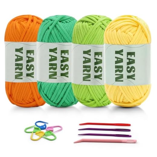 Filato all'uncinetto per principianti, 4x50g