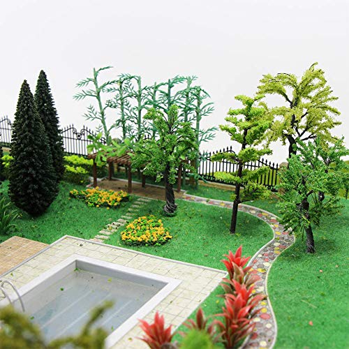 Evemodel 100 * 41 cm Grasmatte- Landschaftsbau Farblich Sortiert Wiesen Matte, Modelleisenbahnrasen Rasenmatte Grasmatte… – Bild 7
