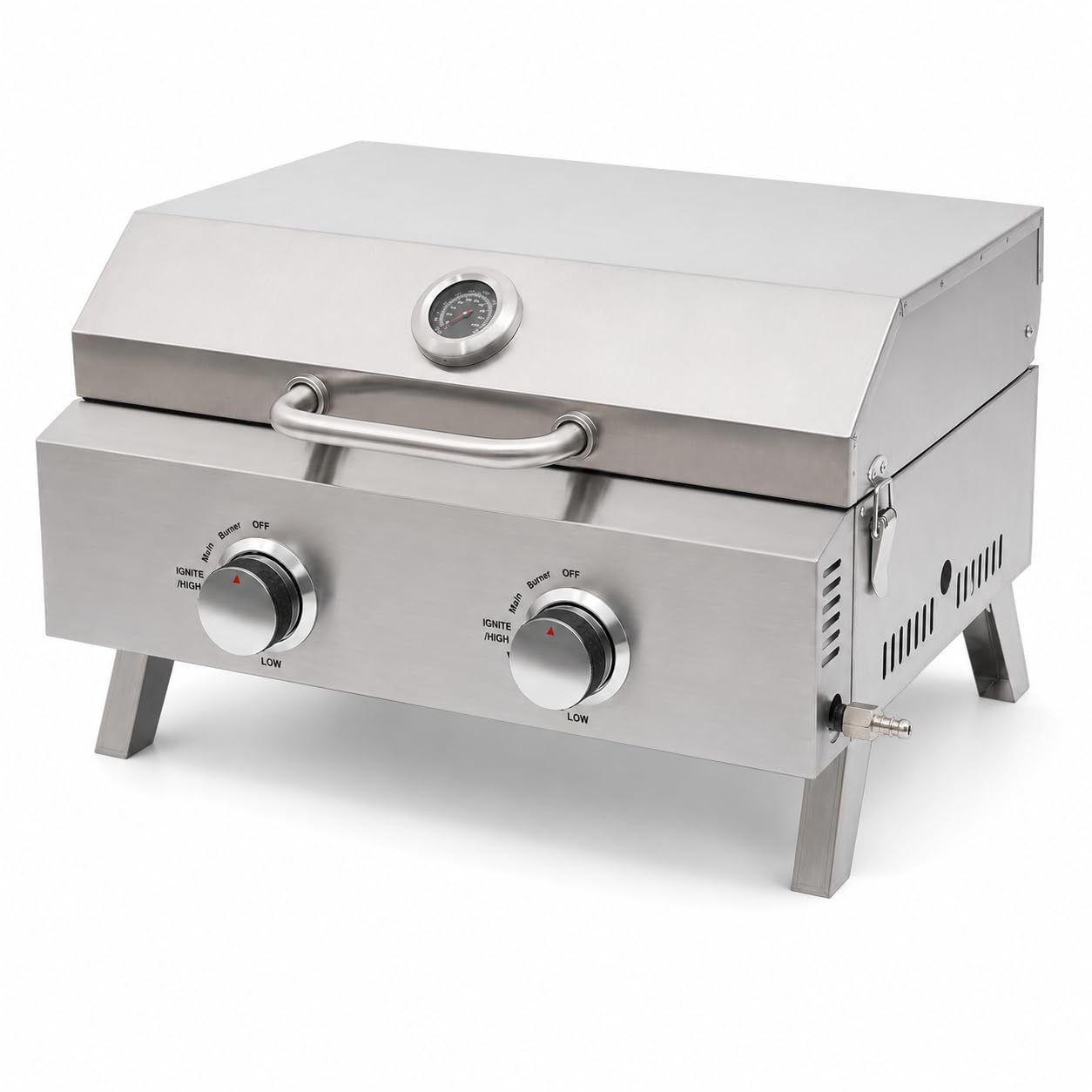 Barbacoa, barbacoa portátil, barbacoa plegable al aire libre, barbacoa plegable de viaje, esta barbacoa es adecuada para cualquier exterior (plata).