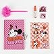Minnie Tagebuch Set – Kindertagebuch mit Fuzzy Pen, Stickern und Minnie Mouse-Themenzubehör für kreative Mädchen, die gerne schreiben, zeichnen und ihre eigene Welt personalisieren