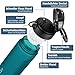 OLDLEY 650ml Wasserflaschen mit Sieb, BPA-freie auslaufsichere Trinkflasche, leichte wiederverwendbare 0,65l Tritan-Sportflasche für Radfahren, Fitness, Universität, Sport, Outdoor, Büro, Wandern