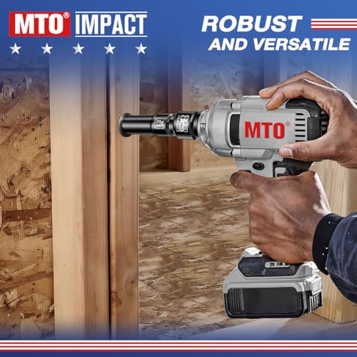 Image of MTO 2-Piece Impact Socket Adapter and Reducer Set, 3 /8 inch Female to 1 /4 inch Male Reducer, 1 /4 inch Female to 3 /8 inch Male Adapter, CR-MO, for Impact Wrench & Ratchet Use (Pack of 2)