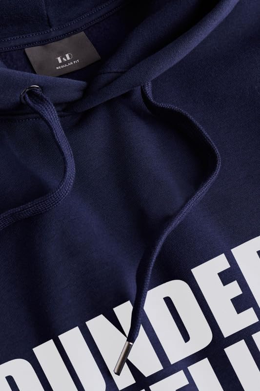 Image of THE DUFFERS Men & Women Cotton Hoodie Dunders Mifflins Hooded Sweatshirt