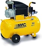  Compresor abac de aire 50 l Monttecarlo B20 Art. 1129981009 8 bar 2HP Nuevo modelo