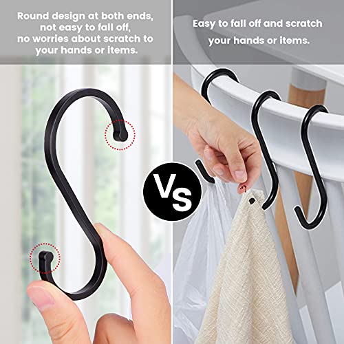 Acmetop S Hooks 12 Pack Aluminum S Shaped Hooks Heavy Duty #TOP5