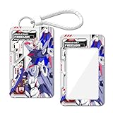 機動戦士ガンダム フリーダムガンダム ZGMF-X10A IDカードホルダー 薄型多機能 カードケース 社員証ICカードケース 学生証名札ケース 銀行カード収納 通勤通学携帯便利 クリスマスプレゼント 萌えデザイン カードカバー