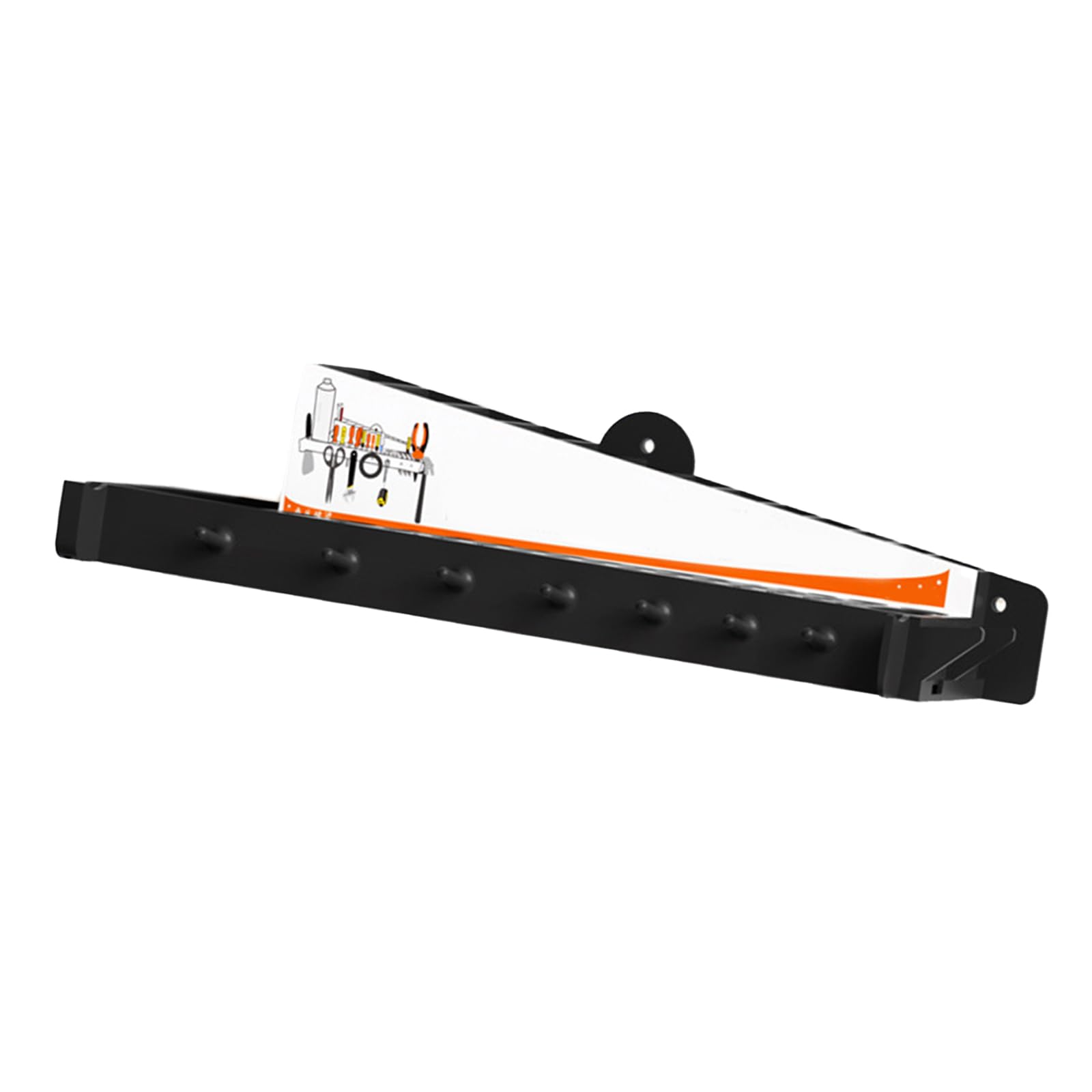 Nueayms Black 120Led Screwdriver Organizer, Tool Holder, Wall Organizer, For Wall Key Pliers, Screwdriver Organizer, Workshop Display Rack